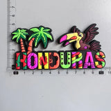 PVC Fridge Magnets Tourist Fridge Magnets for Cancun Mexico Honduras Fridge Decorations Stickers Home Decor
