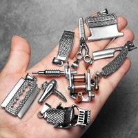 Men Charm Tattoo Machine Stainless Steel Jewelry Necklaces With Pendant For Male Women Punk Hip Hop Accessories Gifts Wholesale
