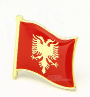 Flags, badges, and pins of countries around the world-