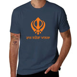 Raj Karega Khalsa T-Shirt plus size tops plain vintage clothes Short sleeve tee plain t shirts men