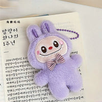 Cute Rabbit Plush Doll Keychain Versatile Trendy Doll Bag Pendant Girl Kawaii Keychain Decoration Birthday Holiday Gift