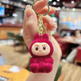 Cross-Border Hot Sale Cartoon Keychain Plush Key Holder Cute Doll Bag Pendant Toy Machine Hanging Decoration Flocking Sheep