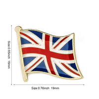 National Flag Metal Pin Badge Decorative Brooch Pins for Clothes Brooch Jewelry Rozetten Papier