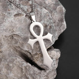 Ancient Egyptian Goddess Spread Wings Pendant Necklace Women Fashion Hip Hop Punk Amulet Jewelry Gift