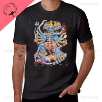 Kali Kalika or Shyama Hindu Goddess Printed T-Shirt High Quality Cotton New Edition Sweat Plain T Shirts Men Ropa Hombre