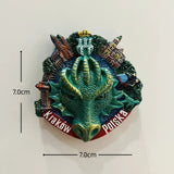 Poland 3D Fridge Magnets Tourism Souvenir Resin Refrigerator Magnets Sticker Collection Handicraft Gift Home Decoration Articles