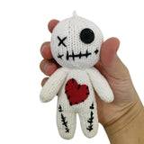 Halloween Scray Voodoo Dolls Majic Creepy Ghost String Plush Pin Needle Holder Horror Christmas Ornaments For Witchcraft Trick