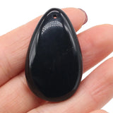 Natural Stone Agates Damation Jaspers Turquoises Flash Labradorite Pendants Charms for DIY Necklace Jewelry Making Size 25x40mm
