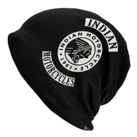 Indians Motorcycle Warm Knitted Cap Fashion Bonnet Hat Autumn Winter Outdoor Beanies Hats for Unisex Adult