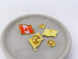 10/20/50/100pcs Canada Flag lapel Pins   Canadian national brooches pin  Decoration for Clothes and Bags