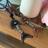Cute Fish Bones Vintage Women Pendant Fashion Trendy Elegant Jewelry Unique Party Gifts Exquisite Accessories Personality QD317