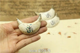 Tibetan OM Amulet Pendants Locket Nepal Naga Conch Shell TBP114