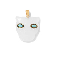 Fatima Hamsa Hand Evil Eye Pendant Lapis Lazuli Amethysts Rose Quart Natural Stone Charm For Making Necklace Bracelet Accessorie