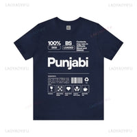 Punjabi Ingredients-Punjabi Shirt Desi Tee Funny Indian Gift Unisex Cotton T-Shirt Gift for Punjabi Desi Apparel Punjabi Pride
