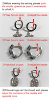 Huitan Christmas Tree Shaped Dangle Earrings with Colorful Cubic Zirconia Fancy Silver Color Ear Accessories for Women Jewelry