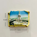 Poland 3D Fridge Magnets Tourism Souvenir Resin Refrigerator Magnets Sticker Collection Handicraft Gift Home Decoration Articles