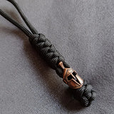 Vintage Hand-knitted Lanyard Keychain Biker helmet Pendant Paracord Rope weave Accessories Bag Hanging Handmade Car Keyring