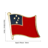 Country Flag Badge Flag Brooch National Flag Lapel Pin International Travel Pins Collections