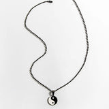 Ethnic Chinese Yin Yang Tai Chi Necklace Round Stainless Steel Tree Of Life Necklaces For Men Taoist Jewelry