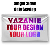 Single Double Sided Polyester Custom Flag 3x5/4x6/5x8FT with Brass Grommet Small Big Personalized Your Own Design Logo Text Flag