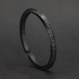 YIZIZAI Retro Mobius Bangle Bracelet Unisex Luxury Black Romantic Couple Jewelry Unique Personality Gift for Men & Women