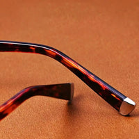 Retro Frameless Men's Sunglasses Green Crystal Stone Cycling Goggles Leopard Print Outdoor Sunglasses Driving Glasses Eyewear
