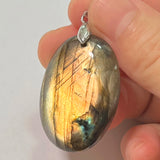 Pendant Natural Stone Irregular Shape Blue Purple Labradorite Pendant for Women Men Jewelry 1Pcs