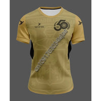 MOTO-Autumn/Winter New Men's Fashion 3D Printed Leones Negros 2024-25 Pre Match Shirt Sports T-shirt Loose Sports Short Sleeve