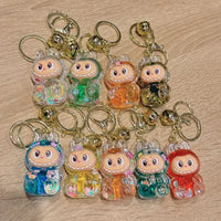 Acrylic Keychain with Flowing Sand Toy Figure Bag Accessory Cute Blind Box Decoration Gift Key Chain from Mainland China