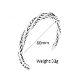 New Fashion Stainless Steel Mobius Bracelet For Men Women Punk Hip Hop Personality Opening Bangles Biker Jewelry Dropshipping
