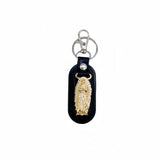 1pc Metal PU Leather Virgin Maria Mama Pendant Keyring Keychain Religious Ornament