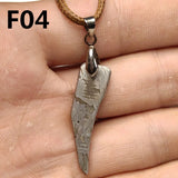 Natural Meteorite Material Specimen Muonionalusta Sky Iron Meteorite Necklace Iron Meteorite Pendant Men's Ladies Jewelry