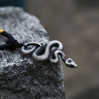 Beier Fashion Vintage Women Men Snake Stainless Steel Pendant Chain Necklace Jewelry LLBP8-492P