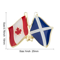 Scotland Flag Laple Pin Badge Brooch
