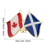 Scotland Flag Laple Pin Badge Brooch