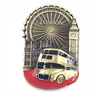 Metallic Fridge Magnets of European Countries Resorts Bottle Opener Famous Landmarks Magnetic Stickers for Message Board Decor