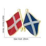 Scotland Flag Laple Pin Badge Brooch