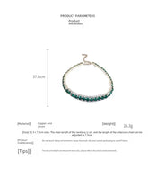 Fashionable Square Earrings Necklace Set Luxury Lightweight Clavicle Chain Personalized High-end Neckwear Women Shapepattern
