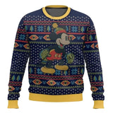 Mickey Mouse Anime Ugly New Year Christmas Gift Merry Christmas New Year's Eve New Men's and Women's Hoodies Sportswear