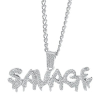 Domineering Flying Eagle Animal Pendant Necklace Men's Fashion Rap Cool Trendy Party Jewelry