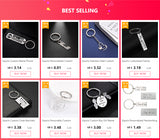 Sipuris Personalized Custom Name Letter Keyring Unique Stainless Steel Key Chain For Women Man Customization Keychain Gifts New
