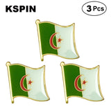 3pcs a lot India Flag Lapel Pins Badges Brooches