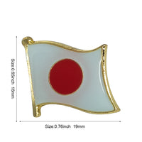 Country Flag Badge Flag Brooch National Flag Lapel Pin International Travel Pins Collections