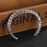 Personalized dragon scale pattern bracelet men's trendy and retro Chinese style reverse scale bracelet factory wholesale