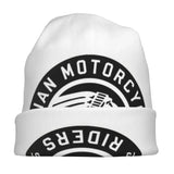 Indians Motorcycle Warm Knitted Cap Fashion Bonnet Hat Autumn Winter Outdoor Beanies Hats for Unisex Adult