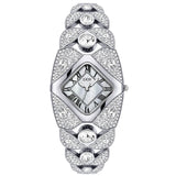 2025 New Women Watch Light Luxury Brand Diamond Inlaid Bracelet Watches Waterproof Ladies Fashion Quartz Clock Wristwatch Gift