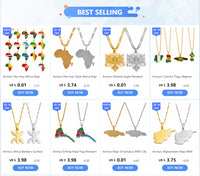 Anniyo Guadeloupe Reunion Island Martinique French Guiana Antigua Map Earrings for Women Girls Stainless Steel Jewelry #533962