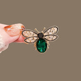 Cute Red Cherry Brooch Enamel Pins for Women Girls Rhinestone Zircon Fruit Badges Suit Bags Jewelry Kids Brooches Gifts