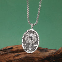 Jeshayuan 1pc Metatron's Cube Necklace Archangel Metatron Necklace Medal Pendant Protection Religious Amulet Jewelry For Men