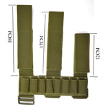 Outdoor shooting tactics 8 round rifle stock ammunition case carrier 12/20 caliber shotgun holder arm bag hunting Mag bag